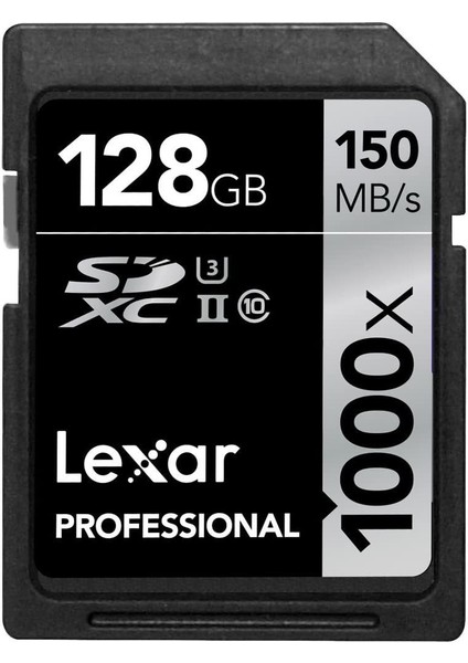 128GB 1000X Sdxc Uhs-Iı Profesyonel Hafıza Kartı