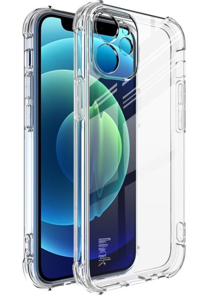Imak iPhone 12 12 Pro 6.1 Inç Uyumlu Tpu Telefon Kılıfı Şeffaf (Yurt Dışından)