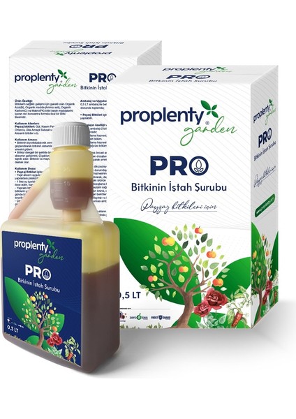 Pro (Bahçe ve Peyzaj Bitkileri Için Özel Iştah Şurubu) 0.5 Lt