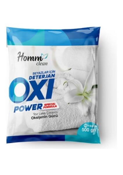 Homm Bitkisel Homm Clean Oxı Power Beyazlar Için 500  ml