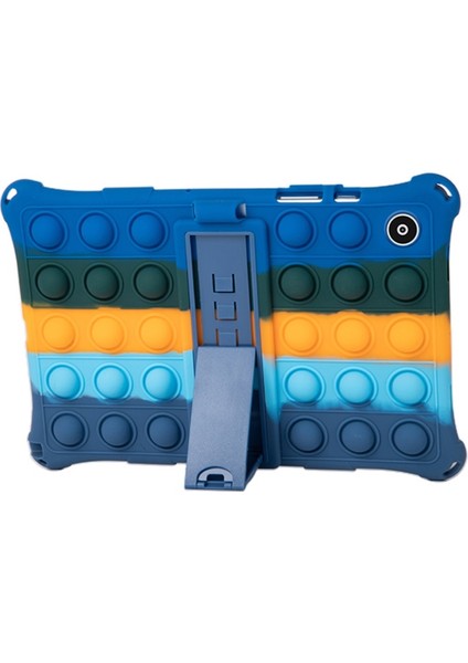 Samsung Galaxy Tab A8 10.5 (2021) Için Stres Önleyici Yumuşak Silikon Kabarcıklı Destek Çubuklu Kayışlı Tablet Kılıfı (Yurt Dışından) indirimleri
