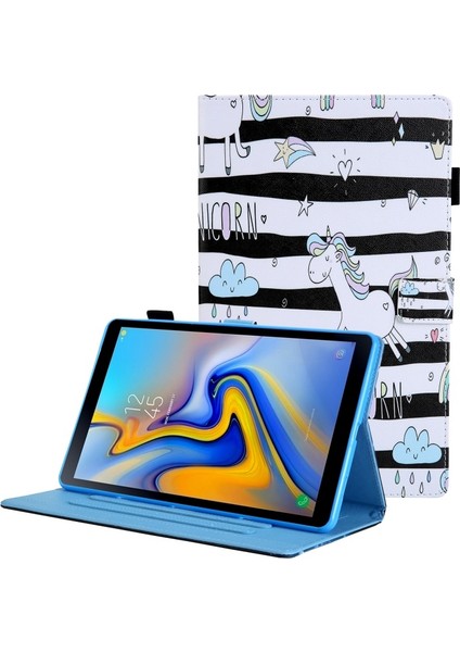 Pu Deri Galaxy Tab A8 10.5 2021 SM-X200 / X205 Için Tablet Kılıfı Çok Renkli (Yurt Dışından)