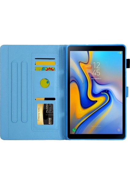 Pu Deri Galaxy Tab A8 10.5 2021 SM-X200 / X205 Için Tablet Kılıfı Çok Renkli (Yurt Dışından)