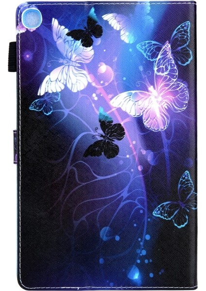 Pu Deri Galaxy Tab A8 10.5 2021 SM-X200 / X205 Için Tablet Kılıfı Çok Renkli (Yurt Dışından)