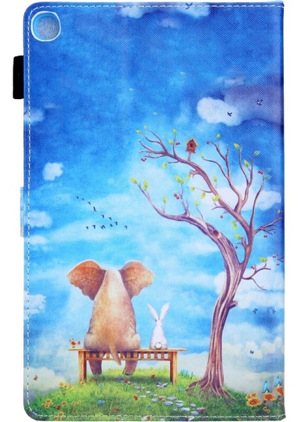 Pu Deri Galaxy Tab A8 10.5 2021 SM-X200 / X205 Için Tablet Kılıfı Çok Renkli (Yurt Dışından)