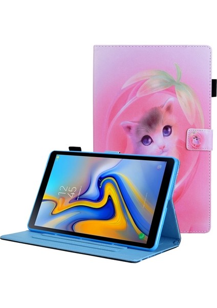 Pu Deri Galaxy Tab A8 10.5 2021 SM-X200 / X205 Için Tablet Kılıfı Çok Renkli (Yurt Dışından)
