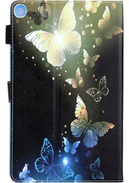 Pu Deri Galaxy Tab A8 10.5 2021 SM-X200 / X205 Için Tablet Kılıfı Çok Renkli (Yurt Dışından)