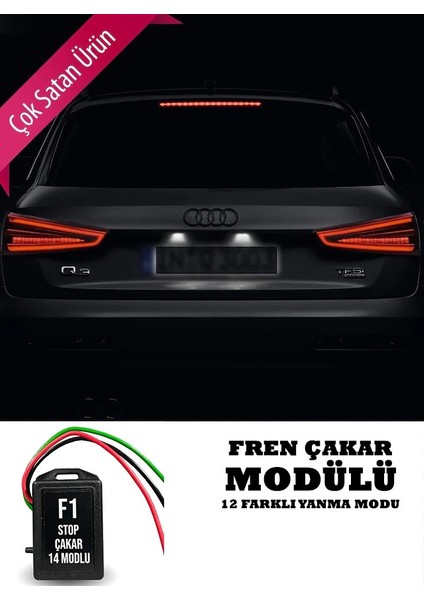 Car Accesorıes 14 Modlu Canbuslu Stop Çakarı 3.stop Çaktırma F1 Çakar Modülü