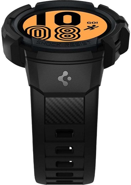 Galaxy Watch 5 / 4 (40mm) Kılıf & Kordon Kayış Rugged Armor Pro Black - ACS03831