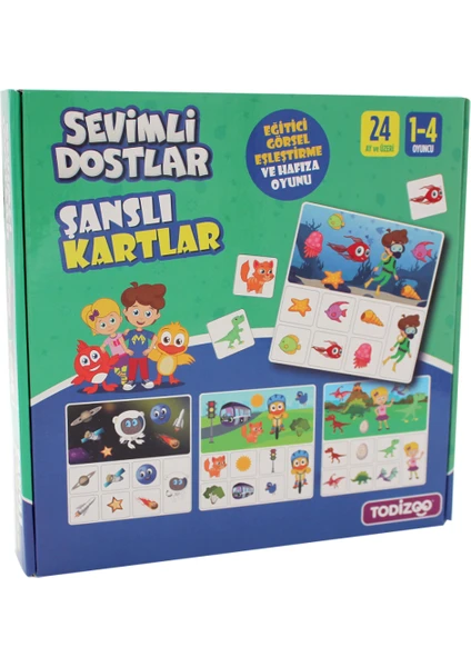 Sevimli Dostlar Şanslı Kartlar