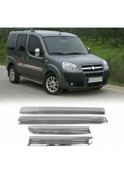 Fiat Doblo Krom Kapı Çıtası Tk 2006-2010 Arası P.çelik