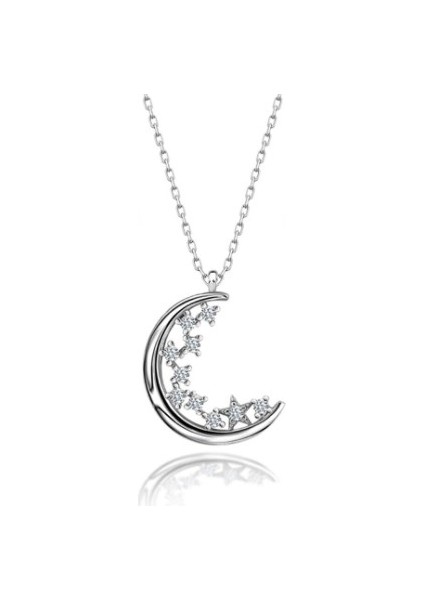 Kelebek 925 Ayar Swarovski Kolye