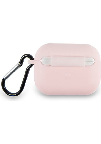 Caseworld Apple Airpods Pro Renkli ve Askılı Silikon Kılıf - Pudra