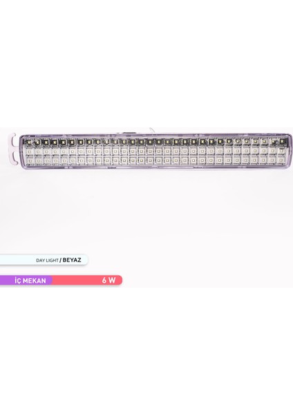 ACK 90 LED'li Şarj Edilebilir Işıldak Beyaz Işık 6W