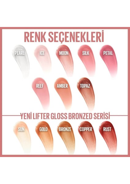 MAYBELLİNE NEW YORK Maybelline Lifter Gloss Lipgloss 20 Sun Dudak Parlatıcısı