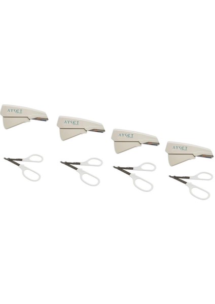 Cilt Stapleri Dikiş Zımbası + Cilt Zımba Sökücü 4 Adet