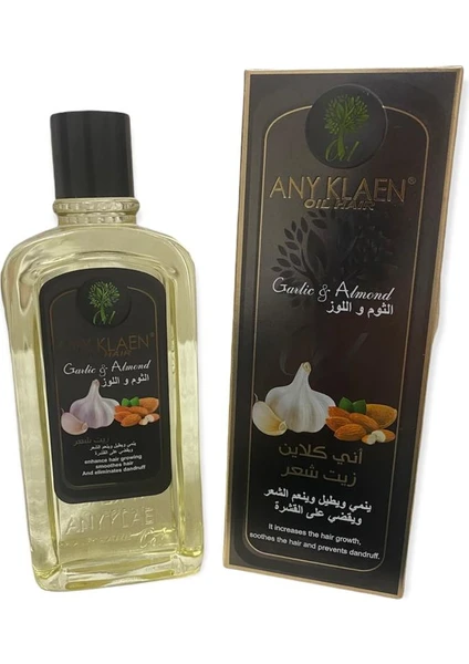 Any Klaen Hair Oil- Badem ve Sarımsak Özlü