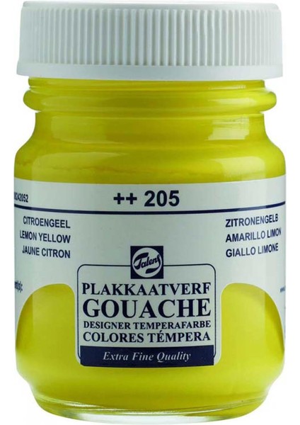 205 Lemon Yellow Guaj Boya Talens 50ML