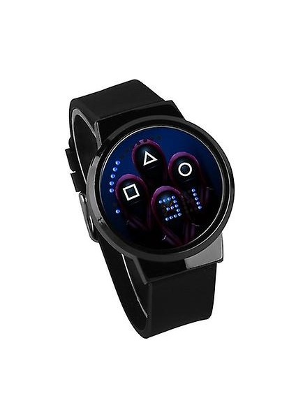 Lbq-Su Geçirmez Aydınlık LED Dijital Dokunmatik Izle - Squid Oyunu (Yurt Dışından)