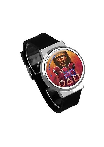 Lbq-Su Geçirmez Aydınlık LED Dijital Dokunmatik Izle - Squid Oyunu (Yurt Dışından)