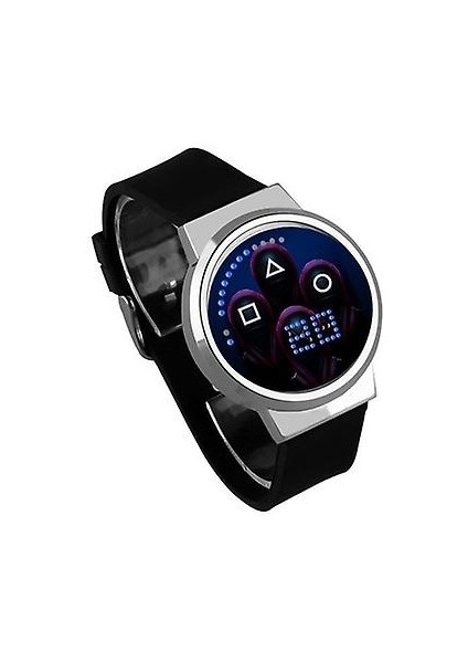 Lbq-Su Geçirmez Aydınlık LED Dijital Dokunmatik Izle - Squid Oyunu (Yurt Dışından)