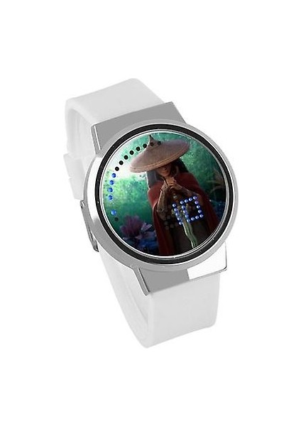 Lbq-Su Geçirmez Aydınlık LED Dijital Dokunmatik Saat - Raya ve Son Dragon (Yurt Dışından)