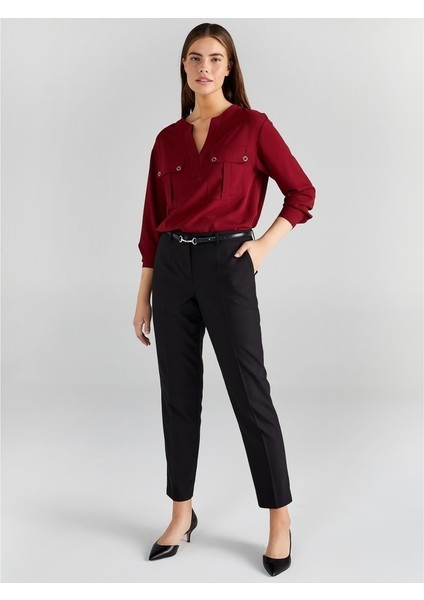 Kadın Slim Fit Chino Pantolon