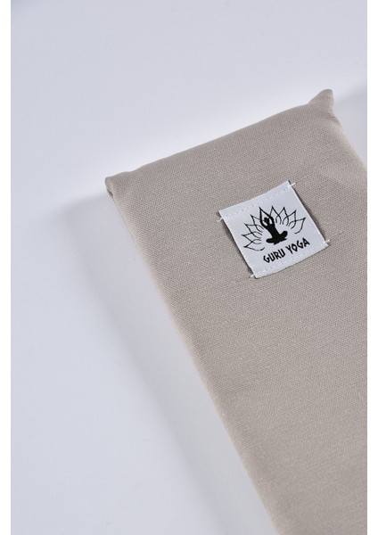 Guru Yoga Lavantalı Göz Yastığı Aromaterapik Lavantalı Göz Bandı Gri