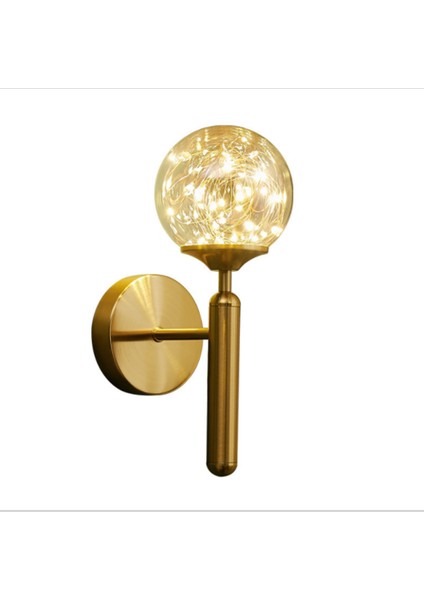 Pirinç Seramik Duvar Lambası (Yurt Dışından)