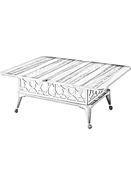 115 Tekerlekli Akıllı Sehpa, Sihirli Sehpa, Orta Sehpa, Laptop Masası fiyatları