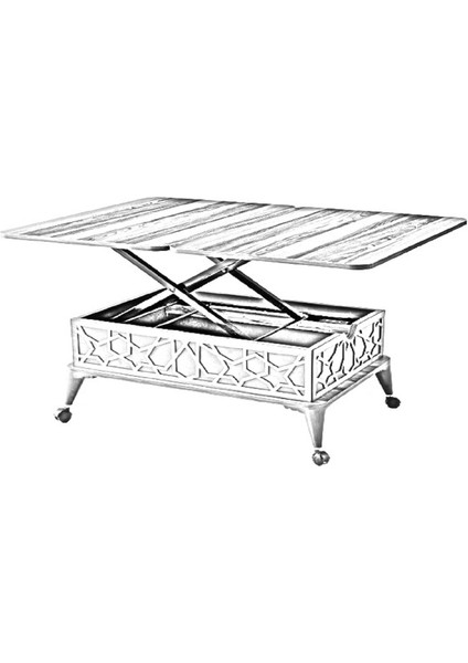 115 Tekerlekli Akıllı Sehpa, Sihirli Sehpa, Orta Sehpa, Laptop Masası modelleri