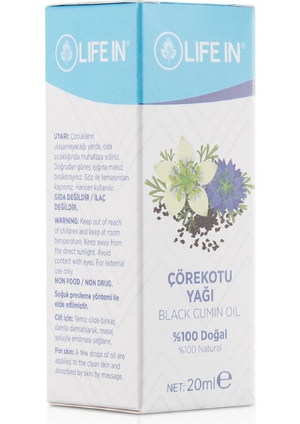 Life In Çörek Otu Yağı 20 ml