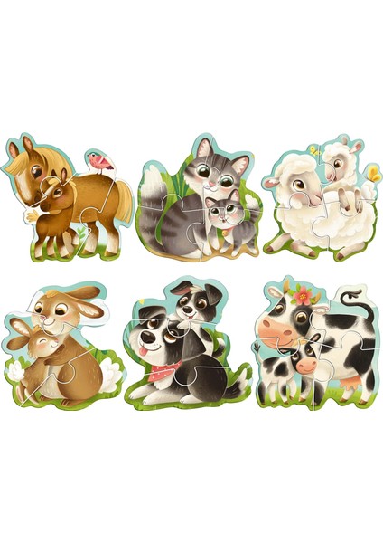 Lovely Puzzle Farm Animals