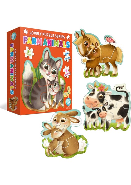 Lovely Puzzle Farm Animals