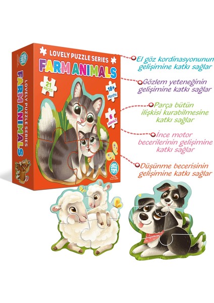 Lovely Puzzle Farm Animals