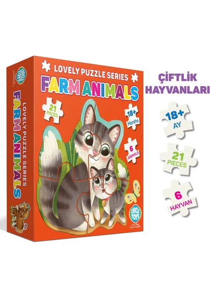 Lovely Puzzle Farm Animals