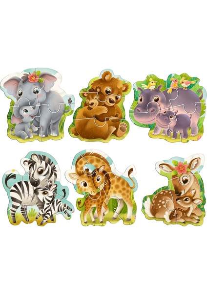 Circle Toys Lovely Puzzle Jungle Animals