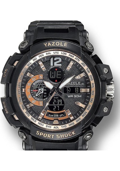Lbq-Yazole 481 482 Spor Stopwatch Zamanlama Takvim Haftası Aydınlık Çift Ekran (Yurt Dışından)
