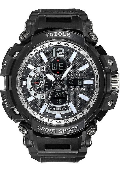 Lbq-Yazole 481 482 Spor Stopwatch Zamanlama Takvim Haftası Aydınlık Çift Ekran (Yurt Dışından)