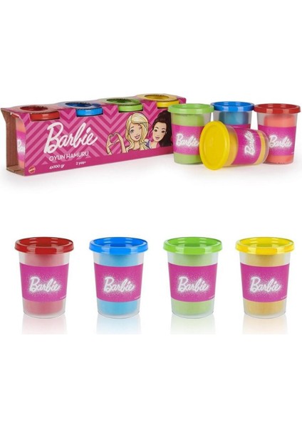 GPN18 Barbie Oyun Hamuru 4'lü Paket 4X100GR modelleri