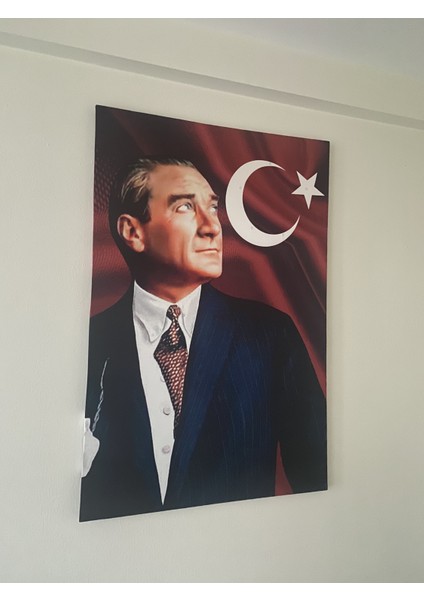 Atatürk Temalı Ledli Kanvas Tablo