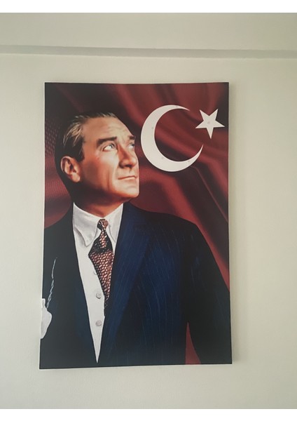 Atatürk Temalı Ledli Kanvas Tablo