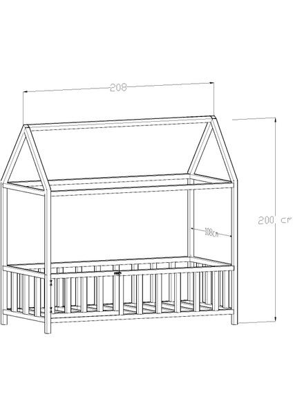 Teddy Montessori Yatak Kapılı 100*200 fırsatları