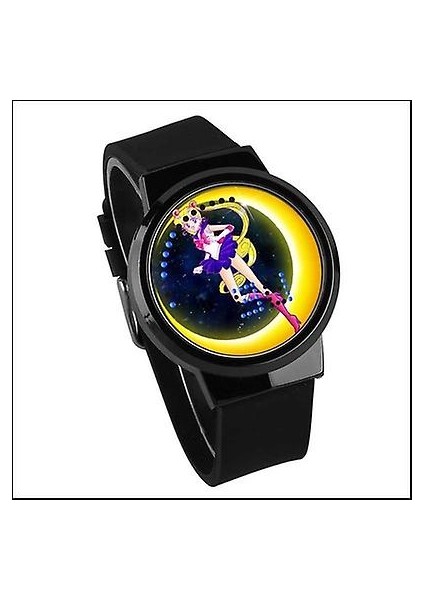 Lbq-Su Geçirmez Aydınlık LED Dijital Dokunmatik Izle - Sailor Moon (Yurt Dışından)