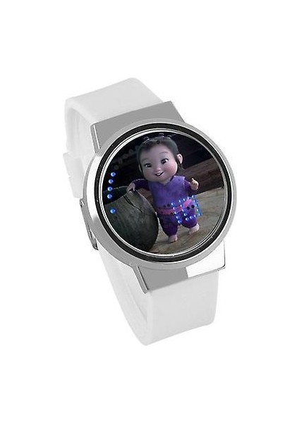 Lbq-Su Geçirmez Aydınlık LED Dijital Dokunmatik Saat - Raya ve Son Dragon (Yurt Dışından)