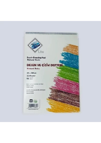 Art Liva Lite Desen ve Çizim Defteri 35X50 220GR 15 Sayfa