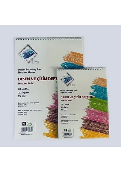 Art Liva Lite Desen ve Çizim Defteri 35X50 220GR 15 Sayfa