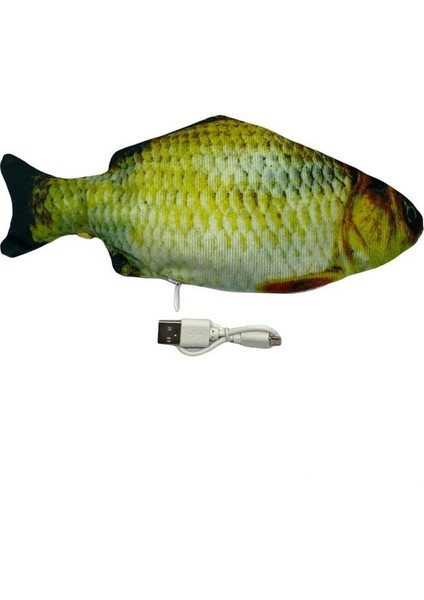 Kedi Oyuncağı Hareketli Balık Sazan 25 cm