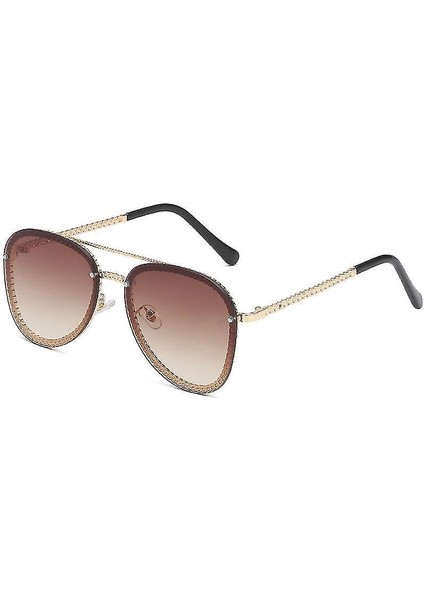 (Siyah ve Gri Lens) Unisex Kare Klasik Kedi Göz Güneş Gözlüğü Cateye Güneş Gözlüğü Y1107 (Yurt Dışından)