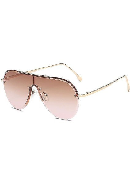 (Degrade Mavi Pembe) Uv Koruma 400 Klasik Yuvarlak Polarize Güneş Gözlüğü Unisex Y178 (Yurt Dışından) fırsatları